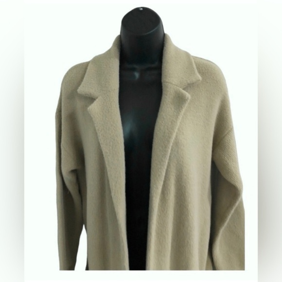 Jessica Simpson super soft & cozy light green sage long cardigan‎ duster size M - Picture 3 of 9